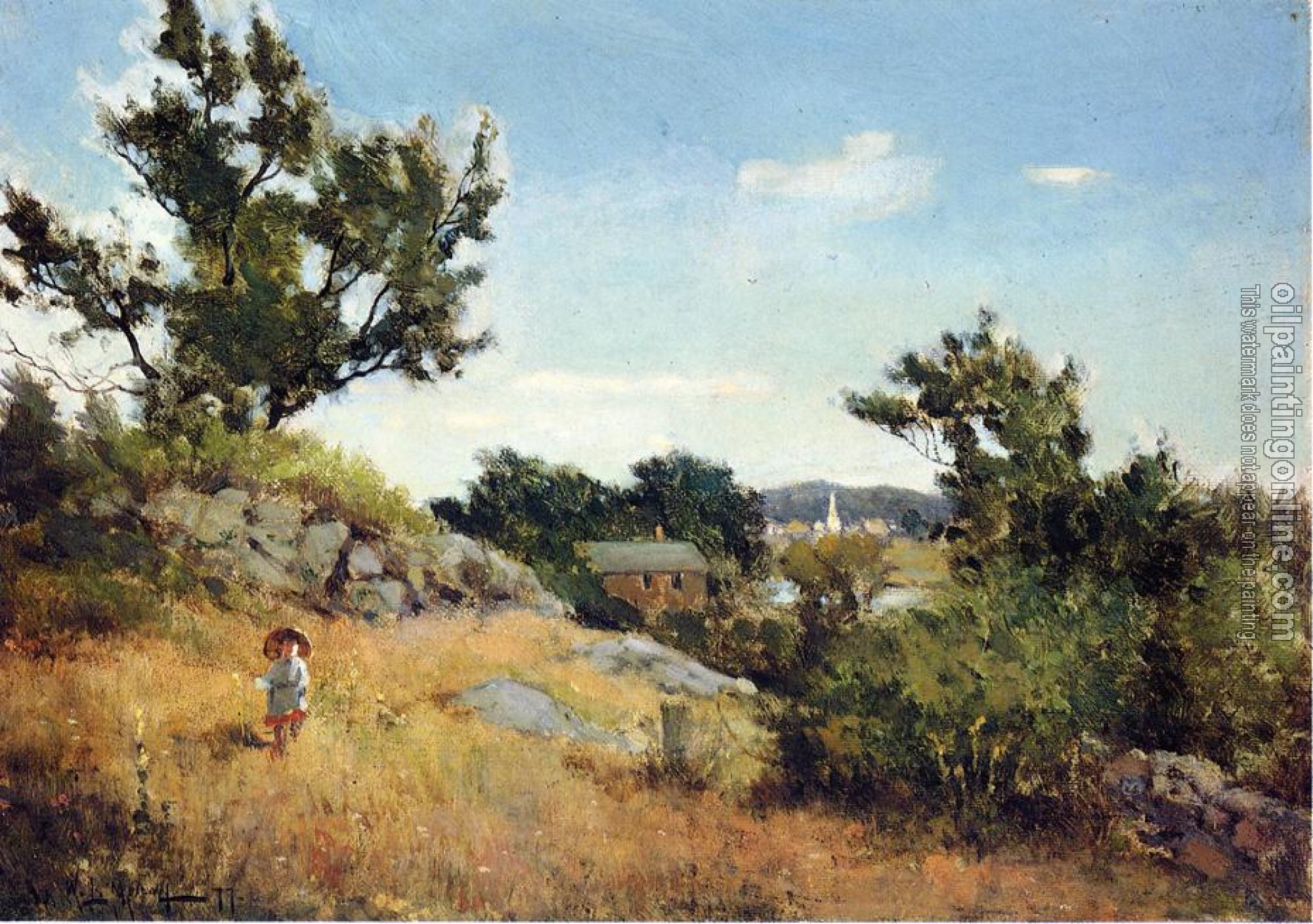 Willard Leroy Metcalf - A View of the Village